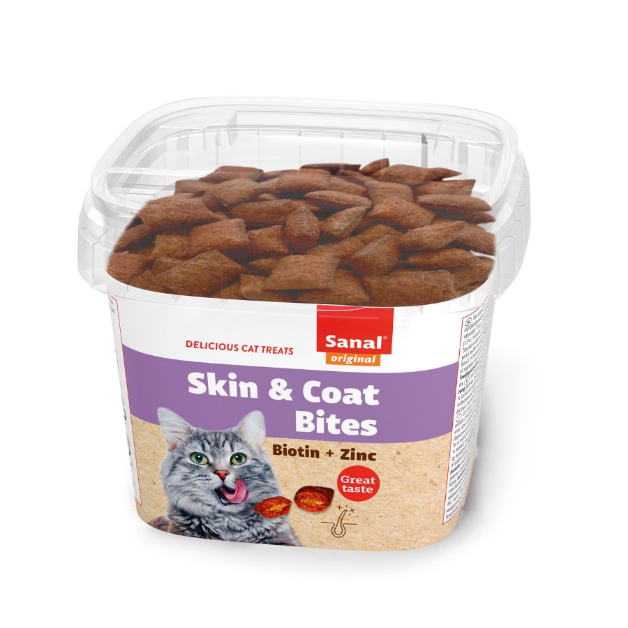 6u Snack Para Gato Skin&coat de Sanal, 75 Gr_0