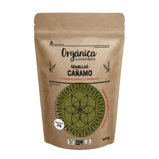 Semillas De Cañamo Bio 1kg - Orgánica Superfoods_0