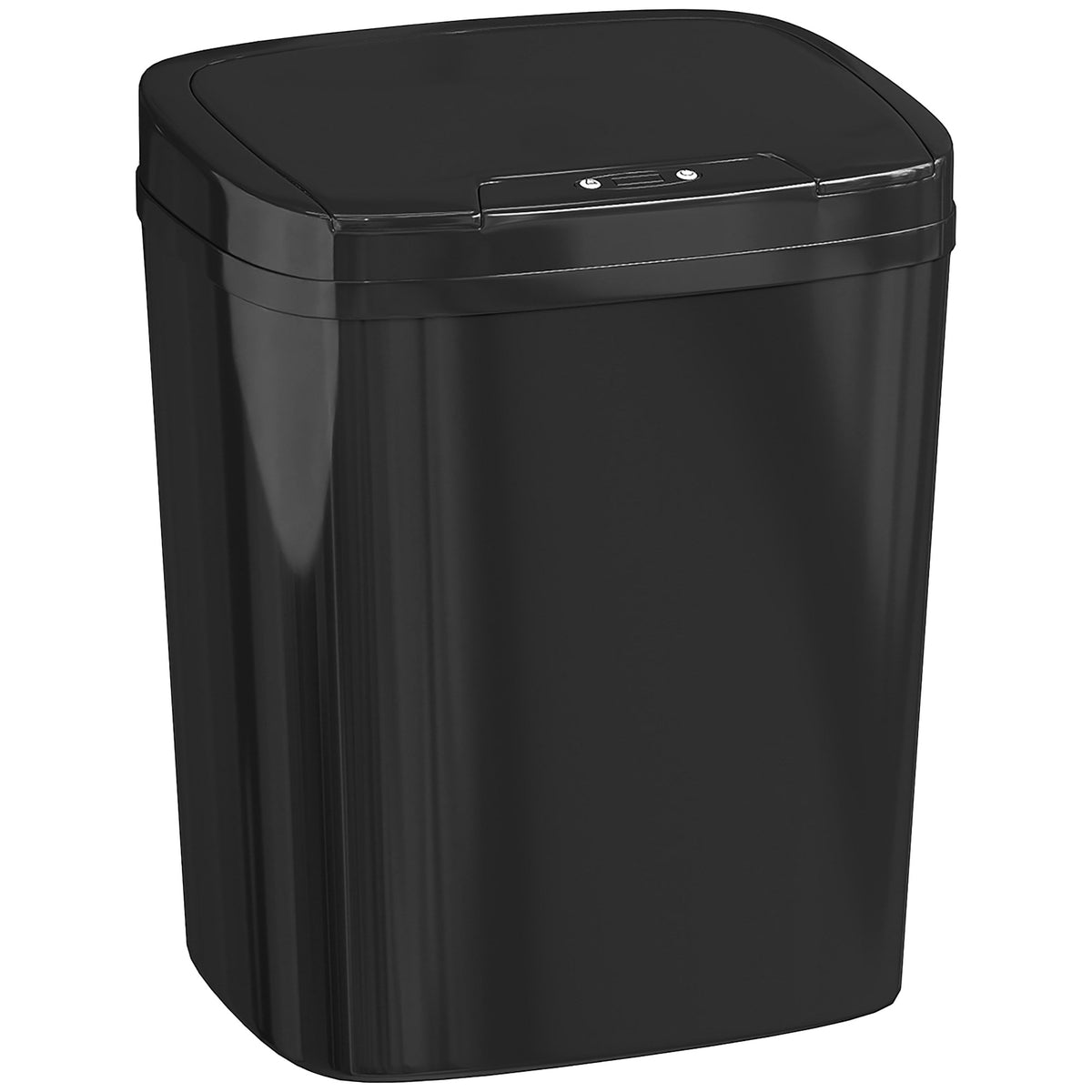 Balde De Lixo Automático Homcom Pp, Abs Preto 27.6x21.4x33.5 Cm_0