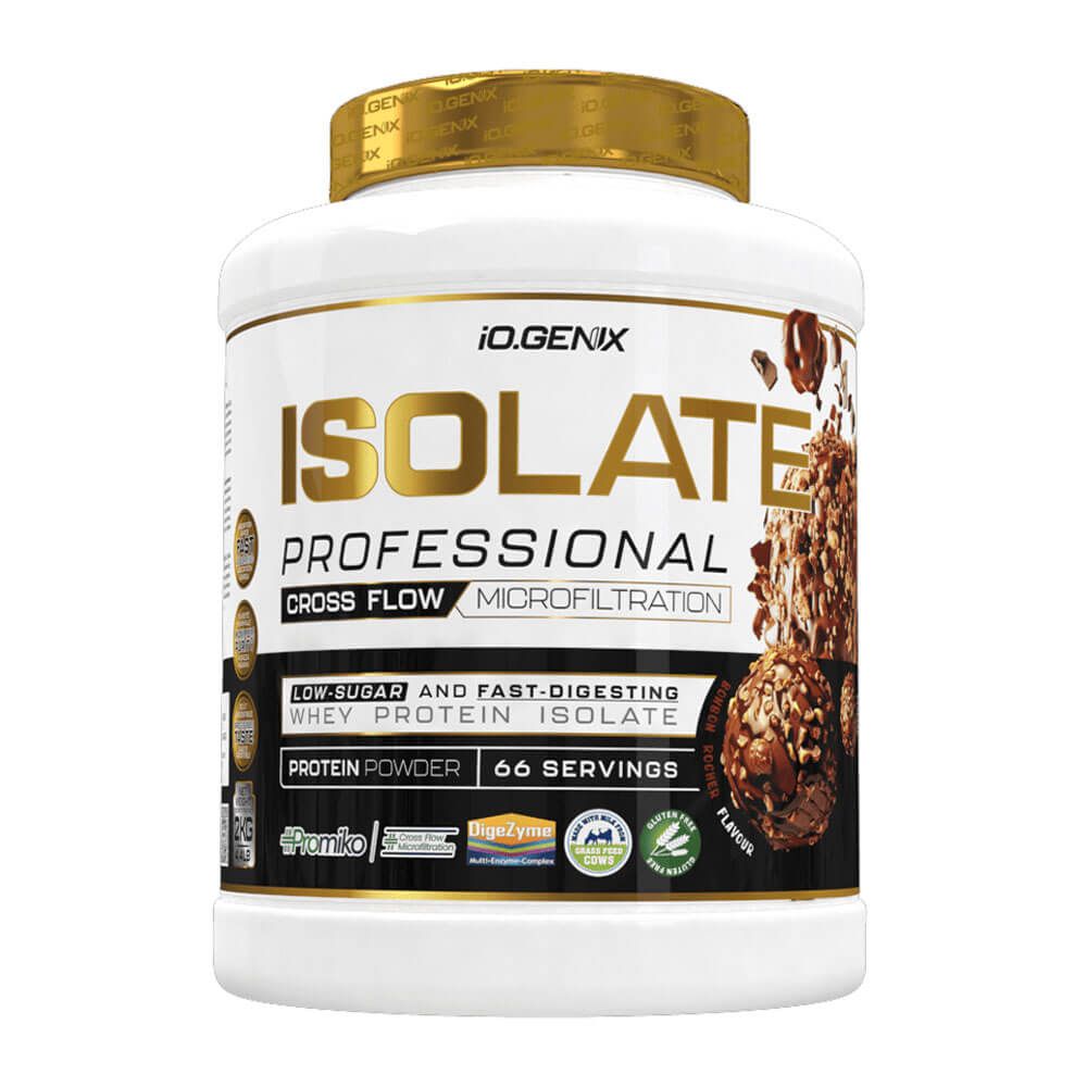 Isolate Profesional - 2kg - Bombón Crocante - Proteína De Aislado De Suero Isolate - Io.genix_0