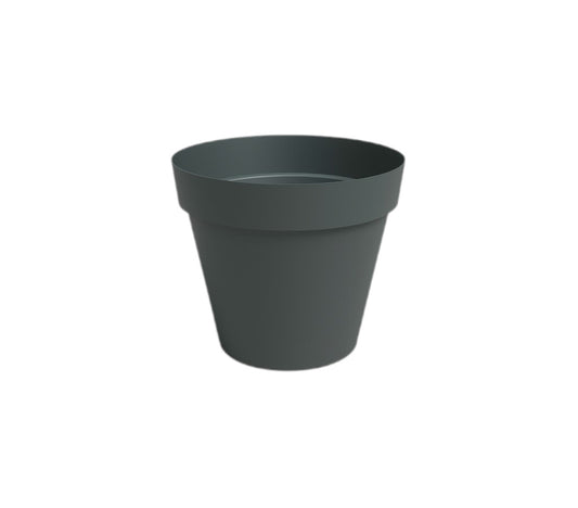 Artevasi Macetero Capri Vaso Antracita De Plástico Reciclado 50cm_0