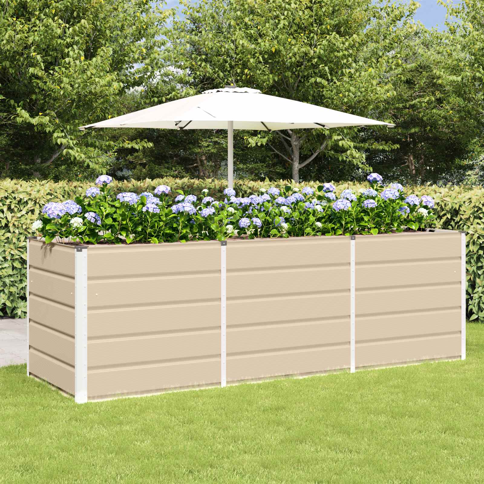 Jardinera Marfil 240 X 80 X 75 Cm Acero_1