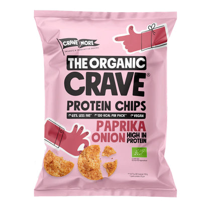 Chips Proteicos de Lentejas Paprika &amp; Onion 30 g