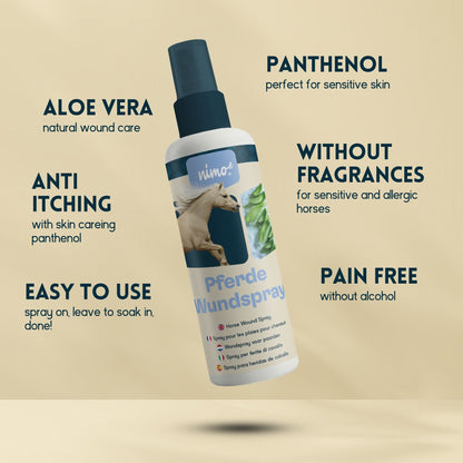 Spray Para Heridas Para Caballos - Nimo - 250 Ml_2