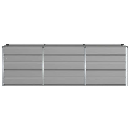 Jardinera Gris Claro 240 X 80 X 75 Cm Acero_3