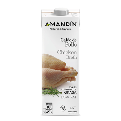 Caldo De Pollo Amandin 1L