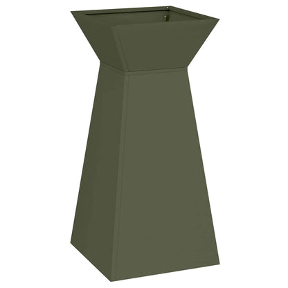 Maceta Pilar 2 Pcs Oliva 35 X 35 X 73 Cm_4
