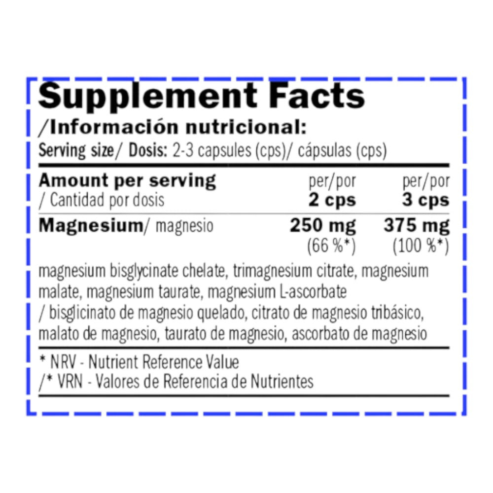 Magnesio 5 Complex - 90 Cápsulas - Magnesio - Amix Nutrition_1