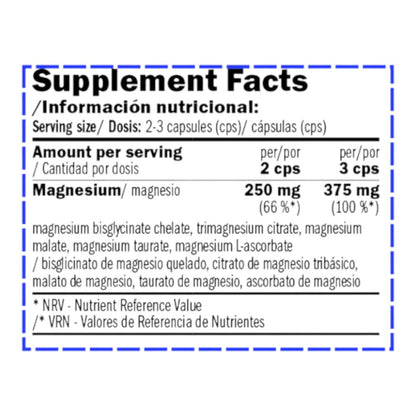 Magnesio 5 Complex - 90 Cápsulas - Magnesio - Amix Nutrition_1