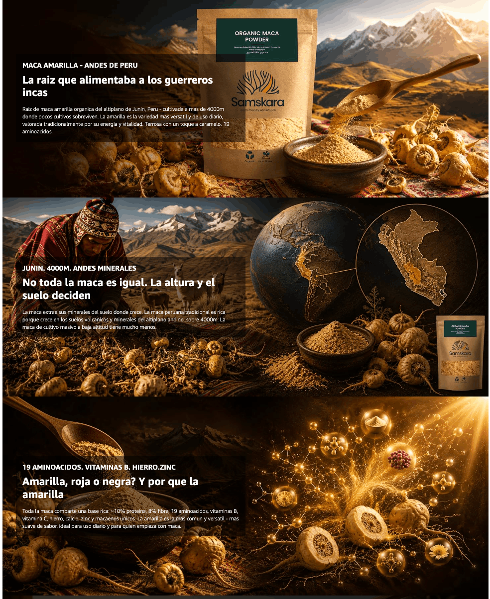 Maca En Polvo Bio - Pack 2 X 1kg (2 Envases Retail) | Superalimento Ecológico Vegano Para Batidos, Smoothies Y Zumos_4