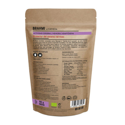 Brahmi Bio En Polvo 100g - Orgánica Superfoods_1