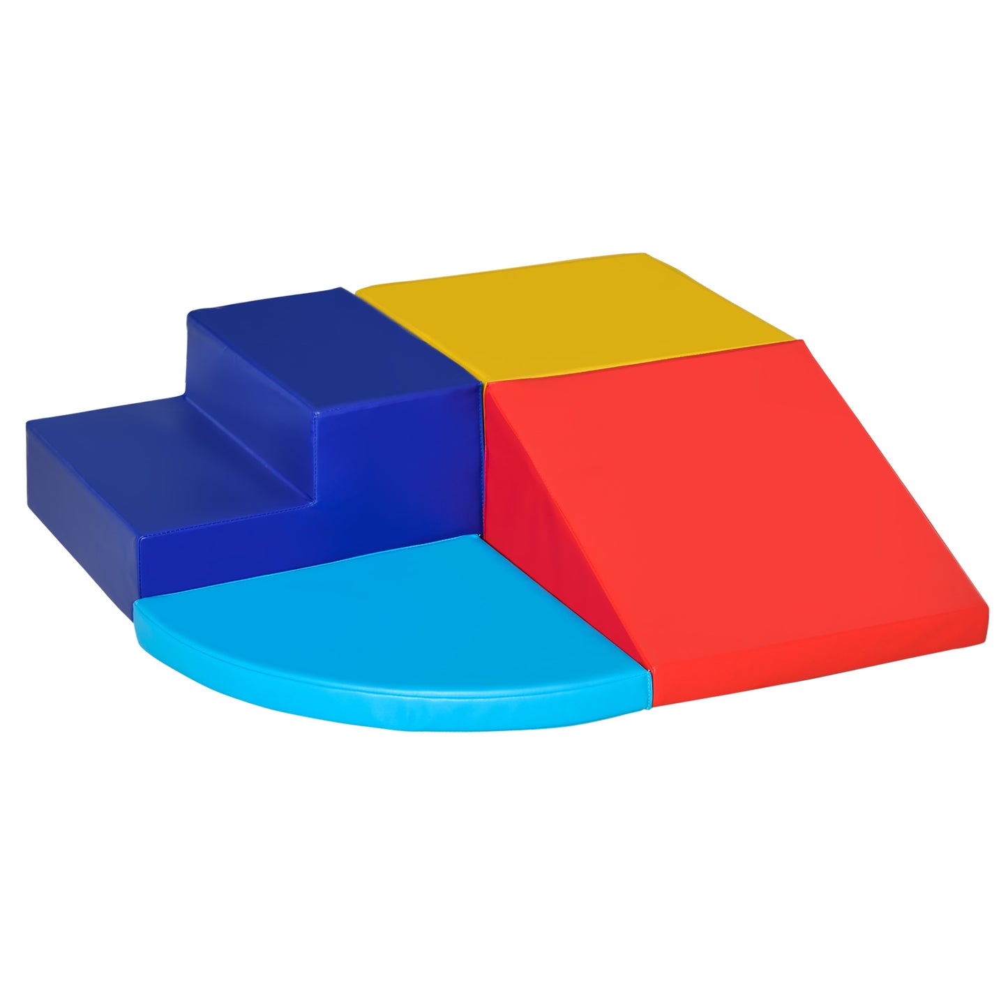 Homcom Juego De 4 Bloques Psicomotricidad Para Niños Multicolor_0