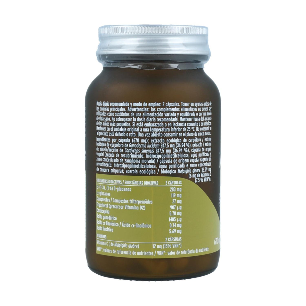 Mico Vir+ Vitamina C Hifas da Terra  70 cápsulas