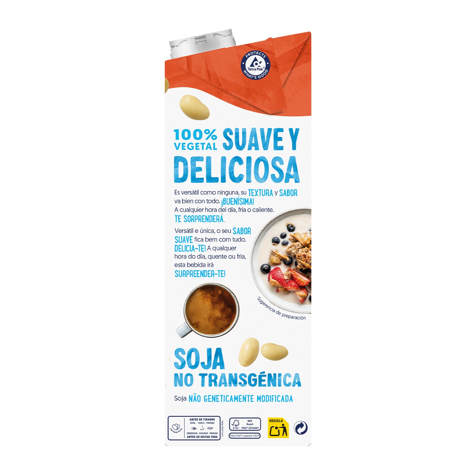 Bebida de Soja sin azúcares  Alpro 1 Litro