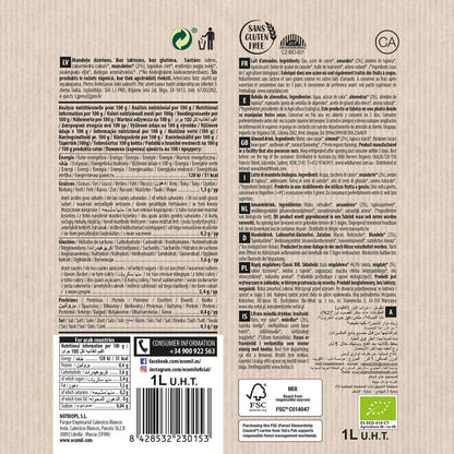 Bebida vegetal de Almendra classic bio Ecomil 1 L