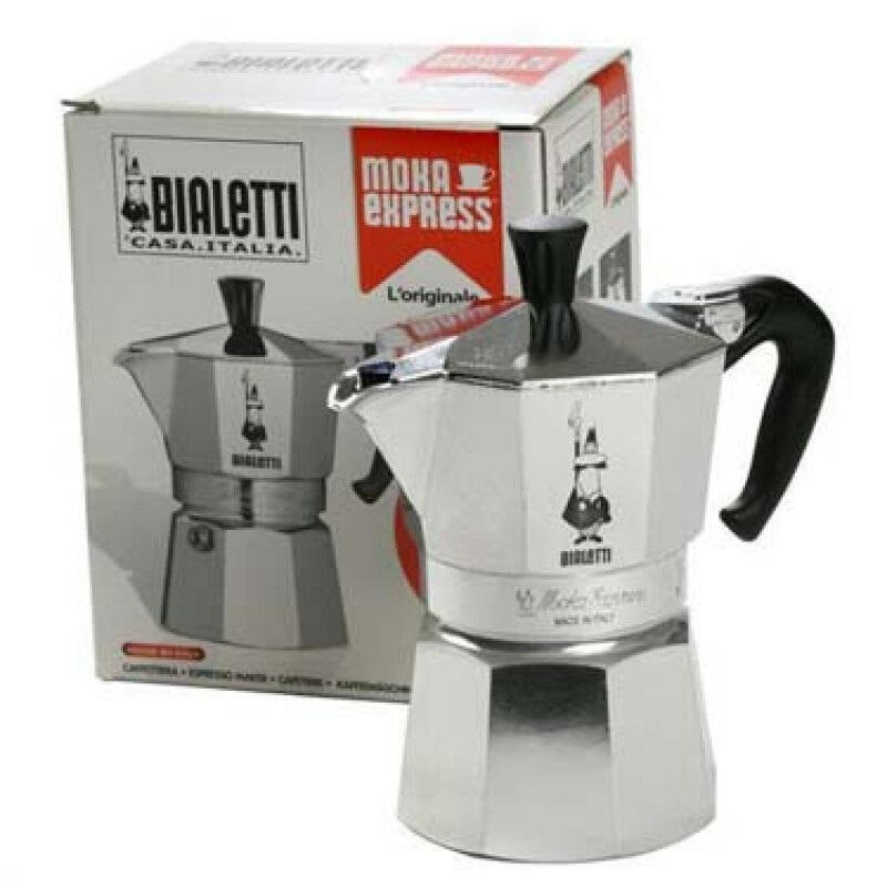 Cafetera Italiana Bialetti Moka Express 0,23 L Aluminio_1