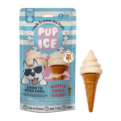 2 Helados Snack Pup Ice Cucurucho De Vainilla 2 X 110g_0
