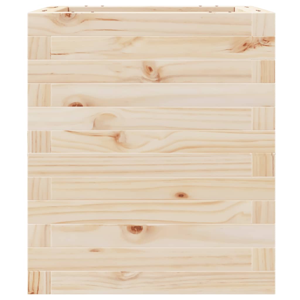 Jardinera De Madera Maciza De Pino 40x40x46 Cm_4