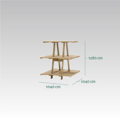 Estantería Expositor De Madera Para Plantas Grow Hortalia_2