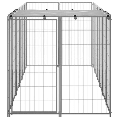 Perrera De Acero Plateado 330x110x110 Cm_4