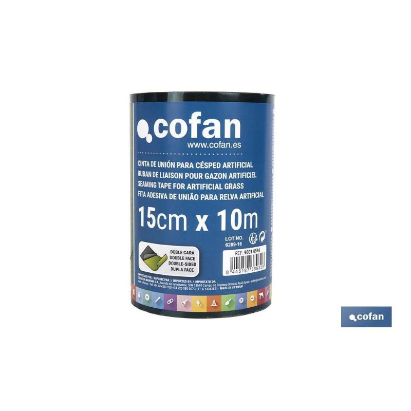 Cinta De Unión Para Césped Artificial Doble Cara 15 Cm X 10 M Verde_0