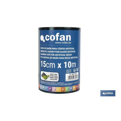 Cinta De Unión Para Césped Artificial Doble Cara 15 Cm X 10 M Verde_0