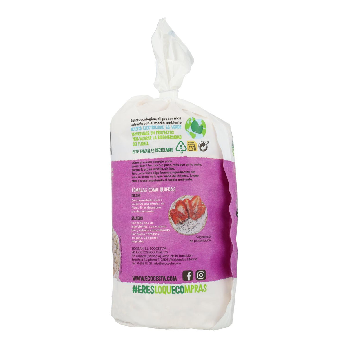Tortitas de Arroz y Quinoa Bio Ecocesta 120 g