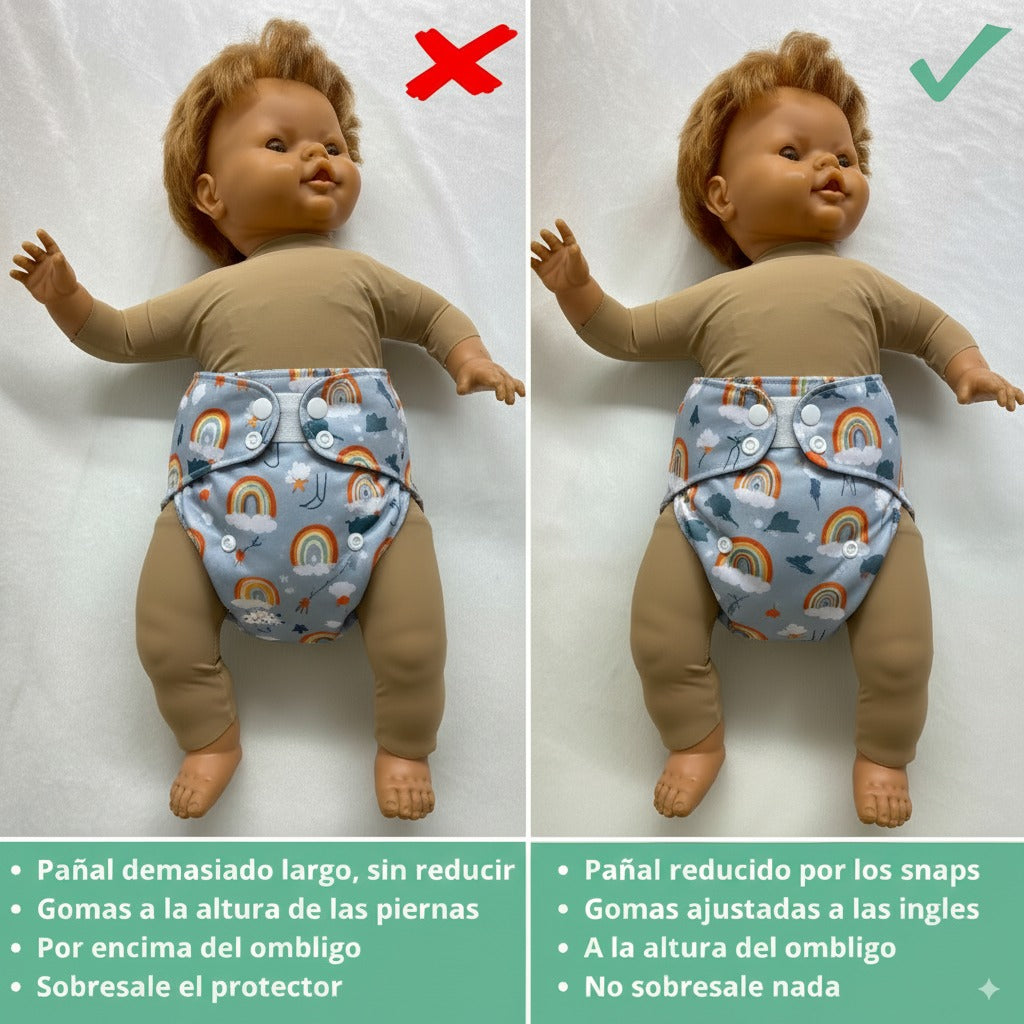 Kit Bienvenida Pañales Tela Recién Nacido - Bambú Antifugas | Adznadons_5