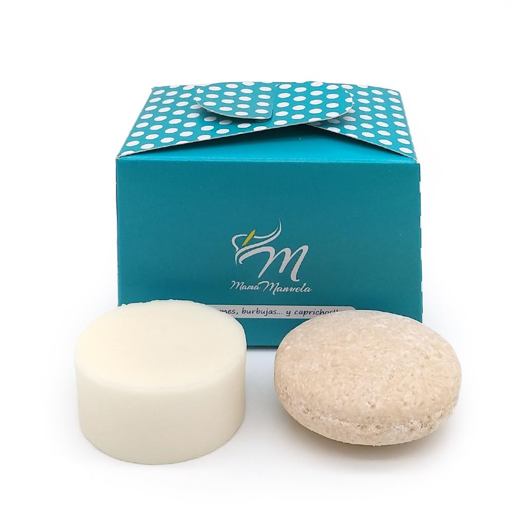 Pack Champú Sólido De Coco + Acondicionador Sólido Con Aceite De Aguacate - Ideal Para Cabello Teñido, Seco O Castigado_0