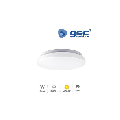 Plafón redondo de techo LED Mond GSC 20W 4200K
