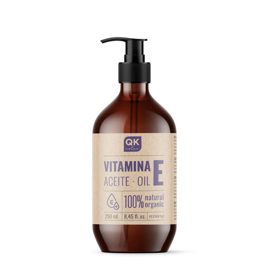 Qknatur - Vitamina E Aceite 250 Ml - Natural - Antioxidante Y Antiedad Para Cara, Piel, Cabello Y Uñas_0