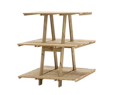 Estantería Expositor De Madera Para Plantas Grow Hortalia_0