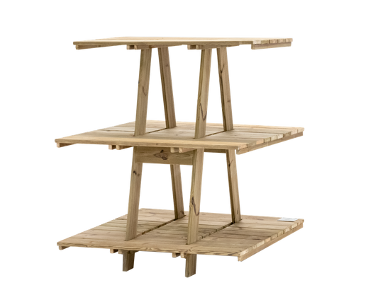 Estantería Expositor De Madera Para Plantas Grow Hortalia_0