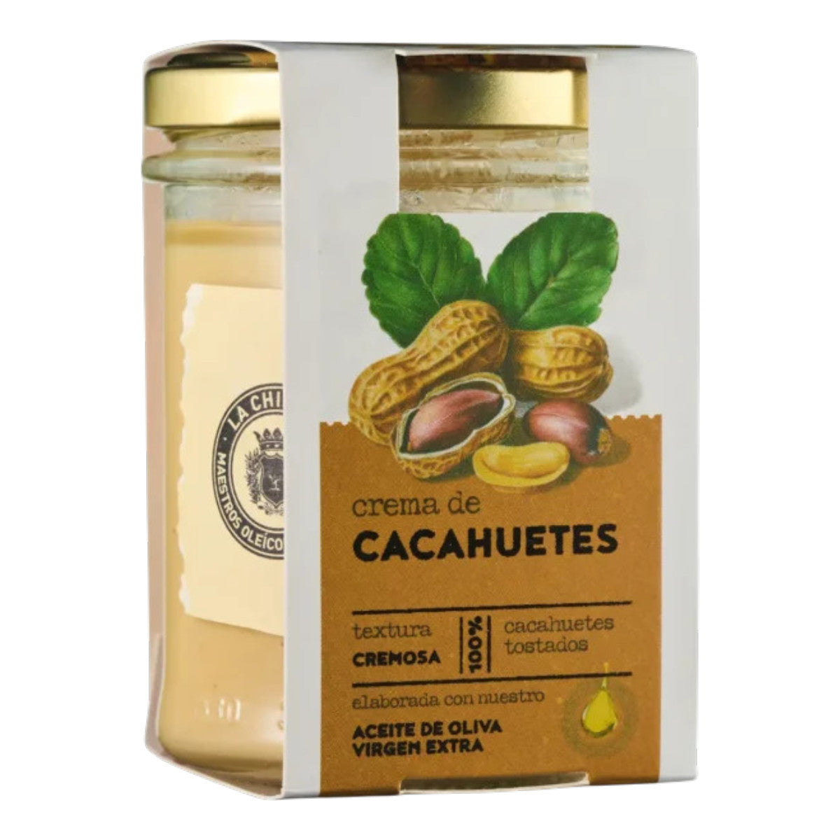 Crema de Cacahuete con Aove  La Chinata 180 g
