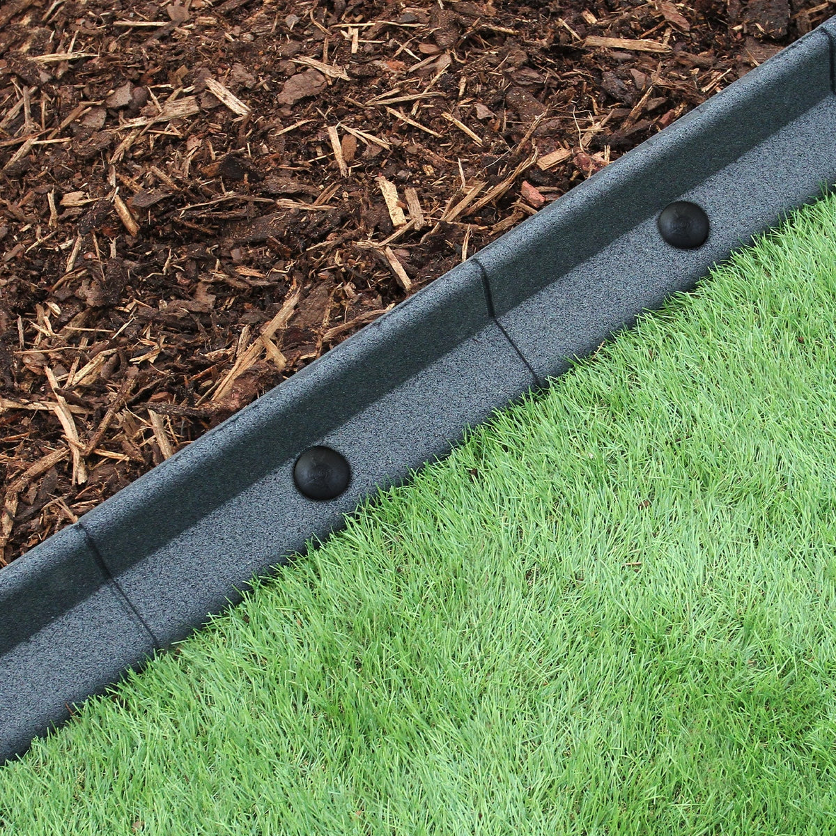 Bordes De Césped Gris Flexibles Jardín Bordes De Césped Paquete De 6 X 1.2m_2