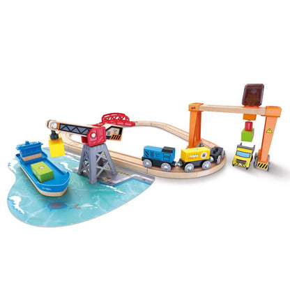 Circuito Tren Lift &amp; Load Harbour Hape_5