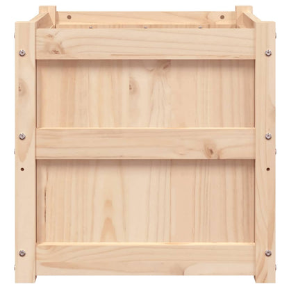 Jardinera Madera Maciza De Pino 50x50x50 Cm_5