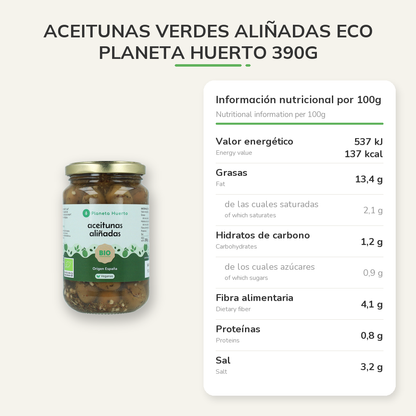 Información nutricional