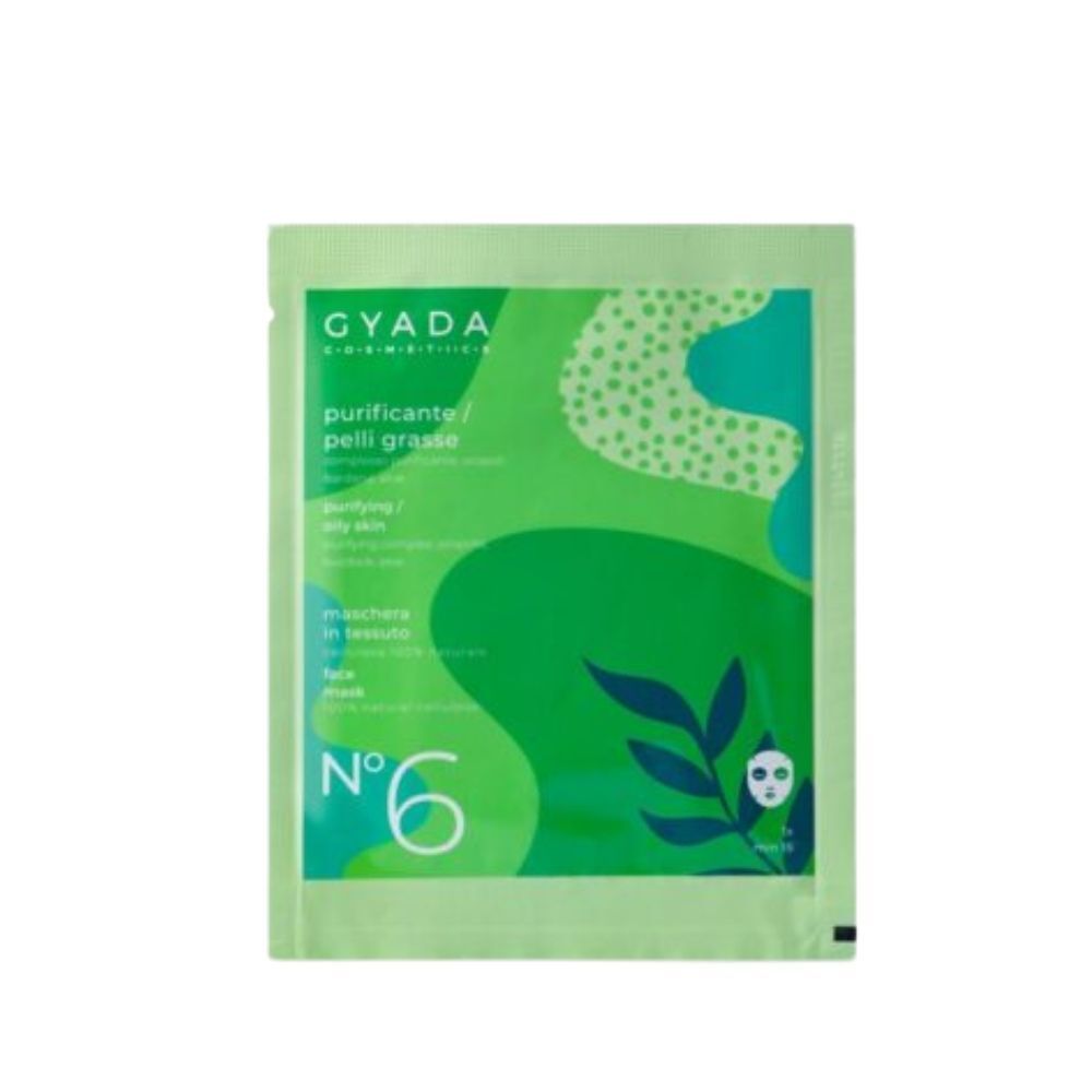 Mascarilla Facial En Tela N.6 Purificante / Pieles Grasas Gyada 15ml_0