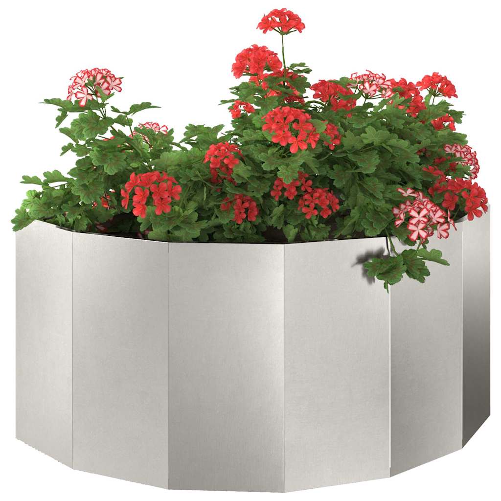 Jardinera Plateado 120 X 60 X 50 Cm Acero Inoxidable_2