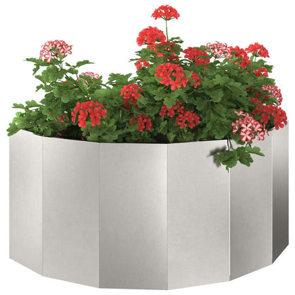 Jardinera Plateado 120 X 60 X 50 Cm Acero Inoxidable_2
