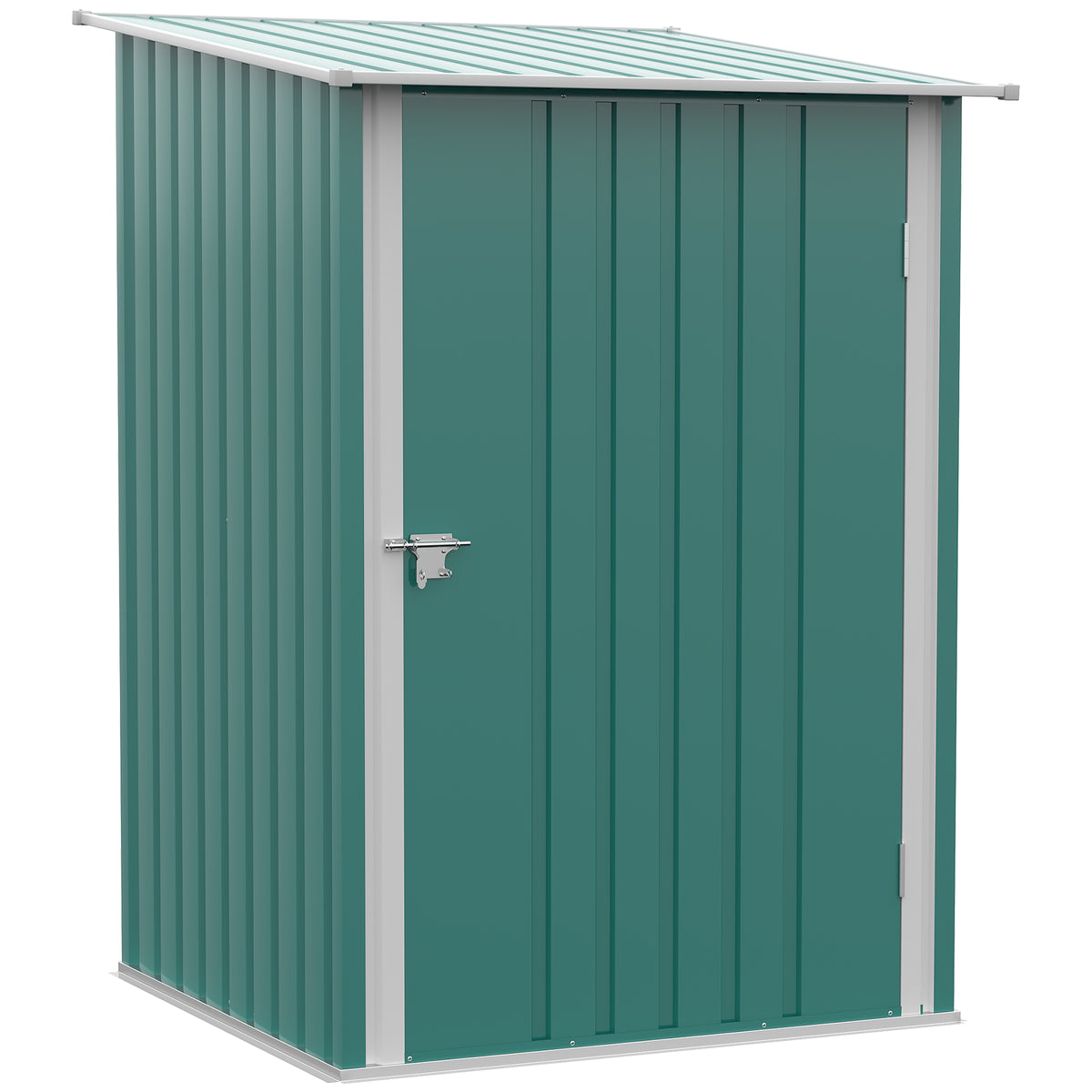 Outsunny Cobertizo De Jardín De Exterior 0,92 M² 100x103x160 Cm Verde_0