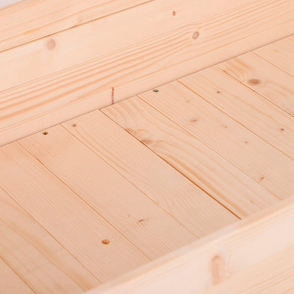 Huerto Urbano Elevado De Madera Outsunny 122,5x56,5x76 Cm Natural_3