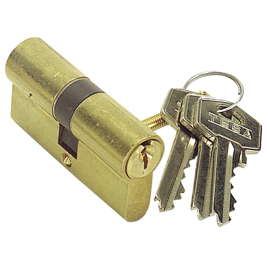 Cilindro Tesa 5030 /35x35 Latonado Leva Larga_0
