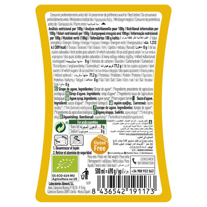Sirope de Ágave Crudo Naturgreen, 500 ml
