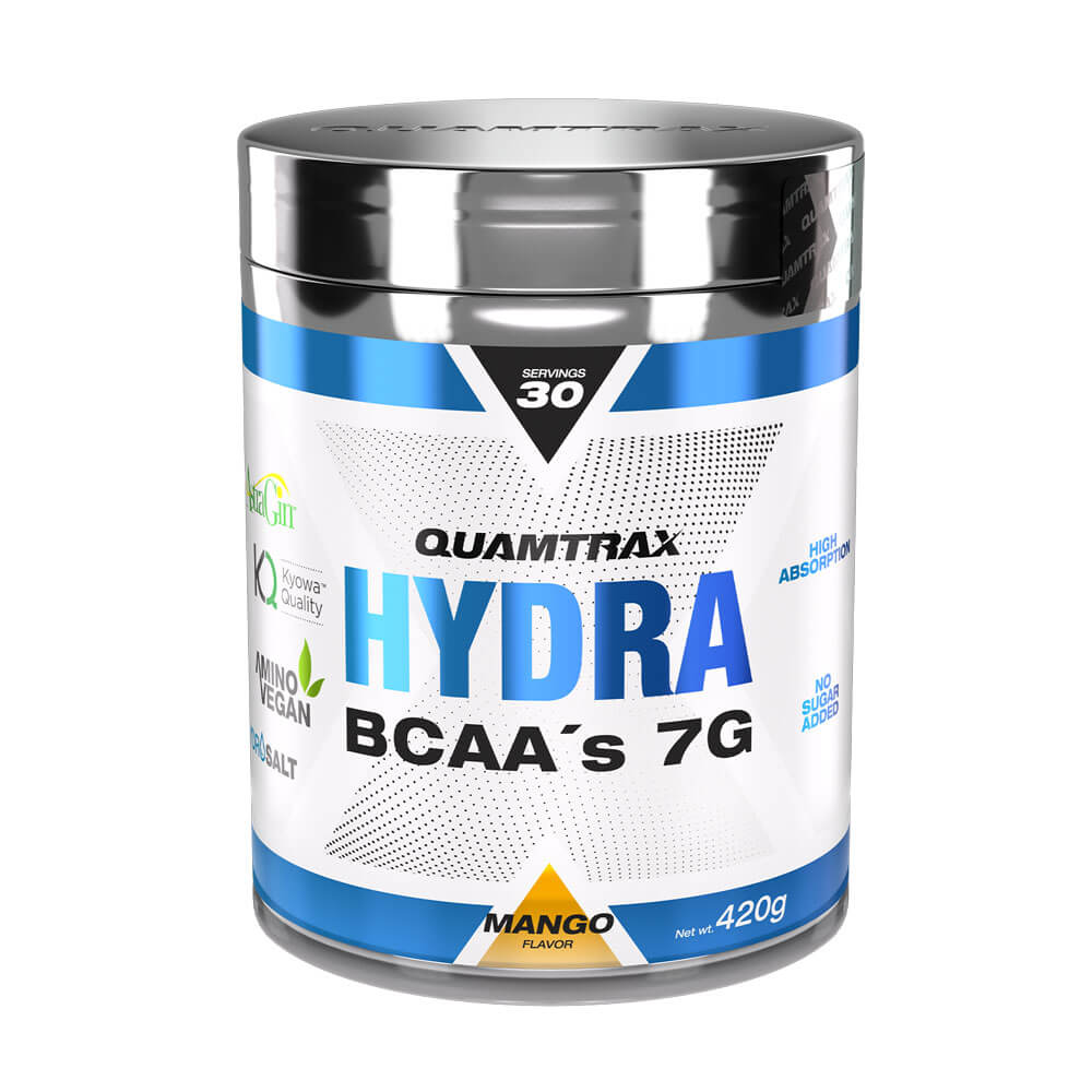 Hydra Bcaa - 420g - Mango - Bcaa Ramificados - Quamtrax_0