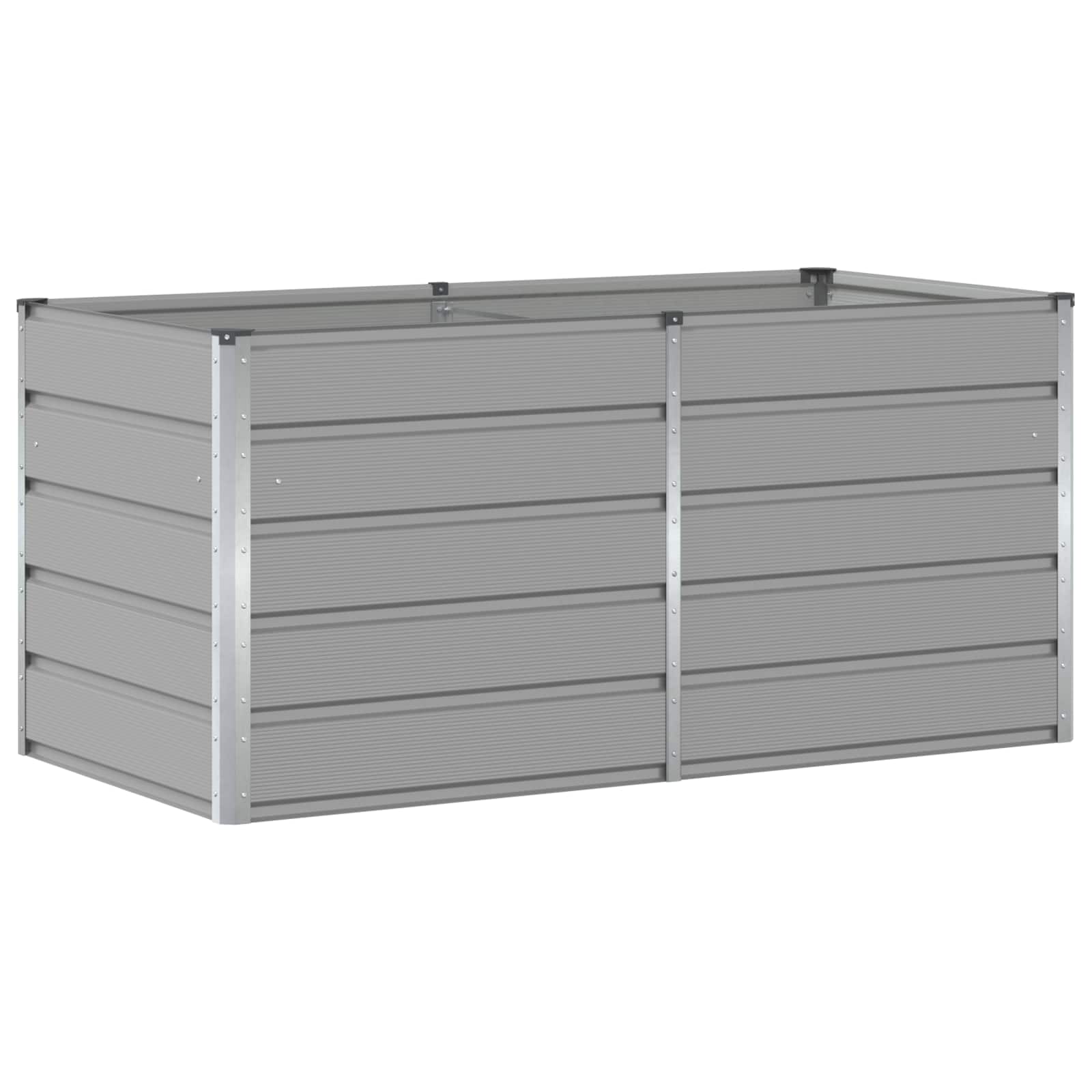 Jardinera Gris Claro 160 X 80 X 75 Cm Acero_0