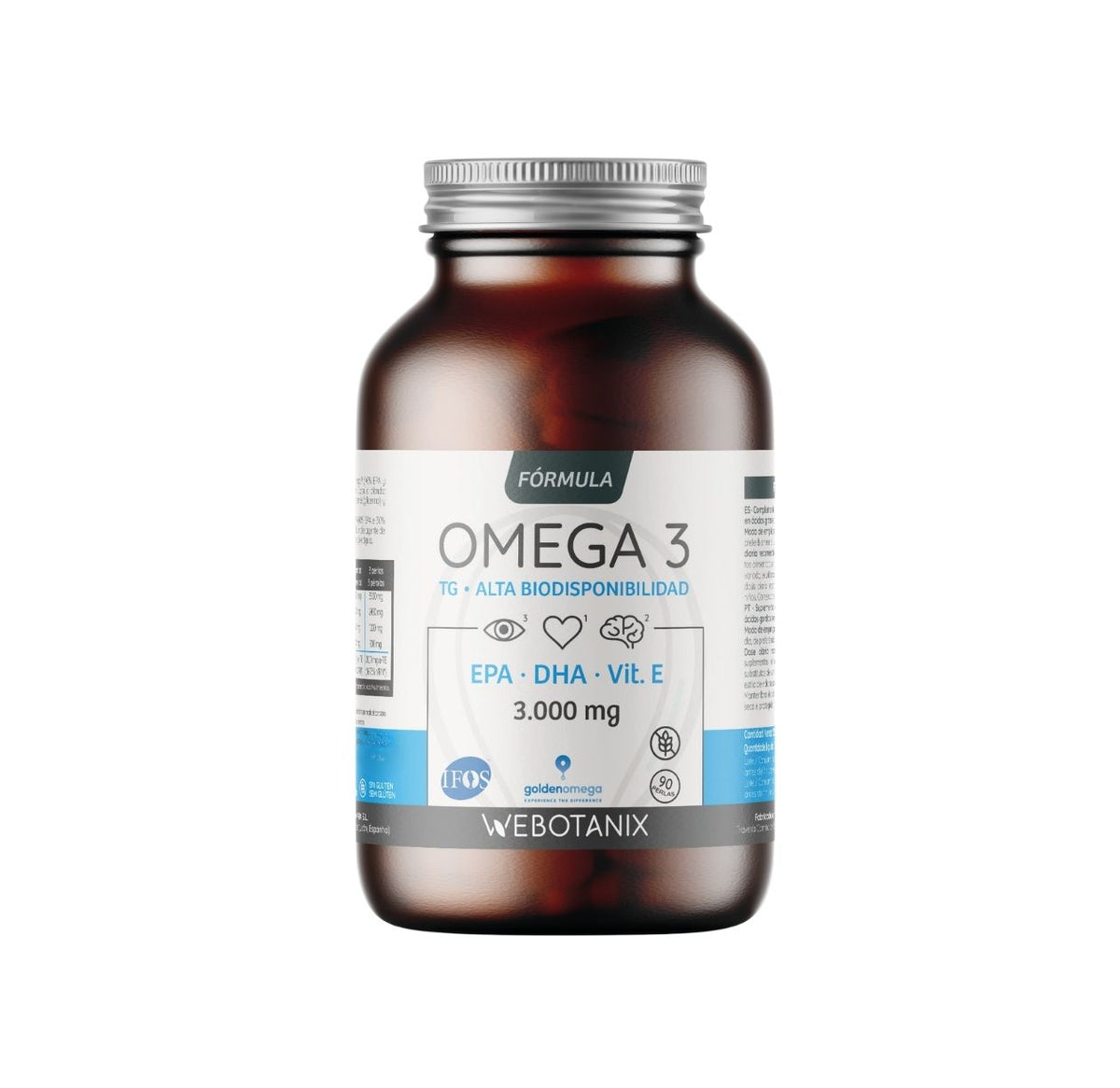 Omega 3 Fórmula Golden Omega WeBotanix 90 perlas