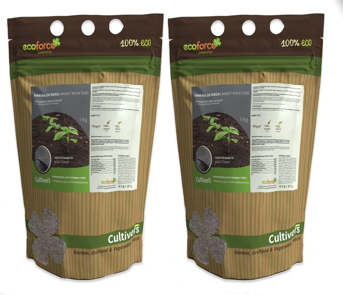 Harina De Roca. Polvo De Basalto - 2x 1kg_0