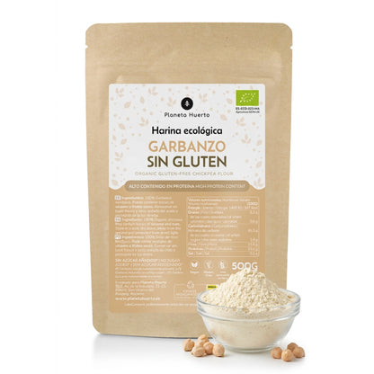 Harina de Garbanzos Sin Gluten ECO Planeta Huerto 500 g